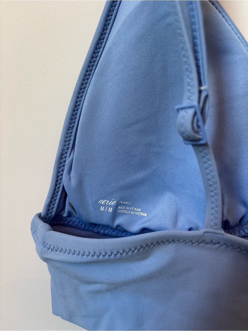 Light Blue Ruffle Strap Bikini - Picture 3 of 3